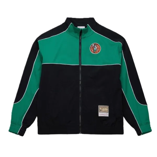 Chaqueta Boston Celtics Black Mesh principal