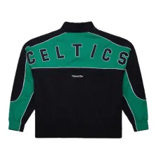 Chaqueta Boston Celtics Black Mesh trasera