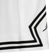 Pantalón corto baloncesto Jordan Diamond Junior Unisex blanco, detalle