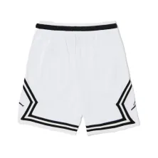 Pantalón corto baloncesto Jordan Diamond Junior Unisex blanco, trasera