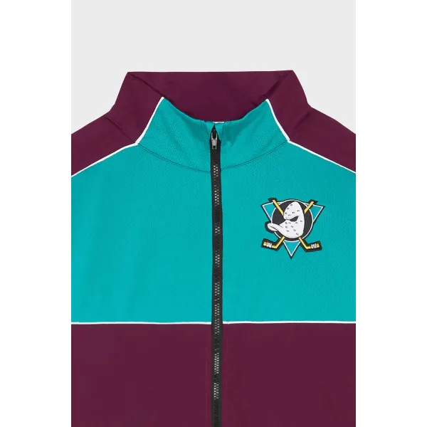 Chaqueta Anaheim Ducks Mesh Full Zip Mitchell and Ness