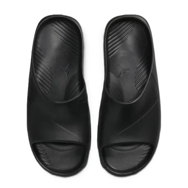 Chanclas Air Jordan Post Slide negras superior