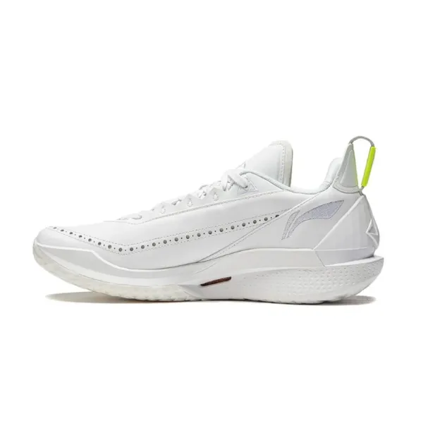Zapatillas baloncesto Li-Ning Jimmy Butler 2 blancas en piel vista lateral