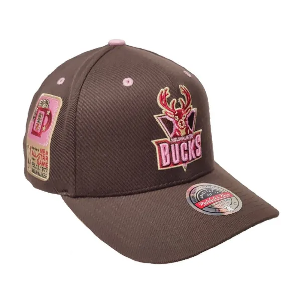 Gorra Milwaukee Bucks NBA Brown Sugar lateral