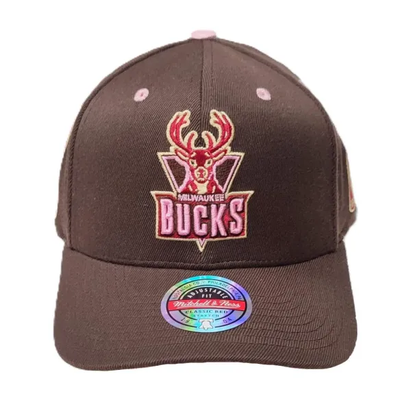 Gorra Milwaukee Bucks NBA Brown Sugar frontal