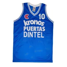 Camiseta baloncesto Drazen Petrovic Cibona Puertas Dintel azul