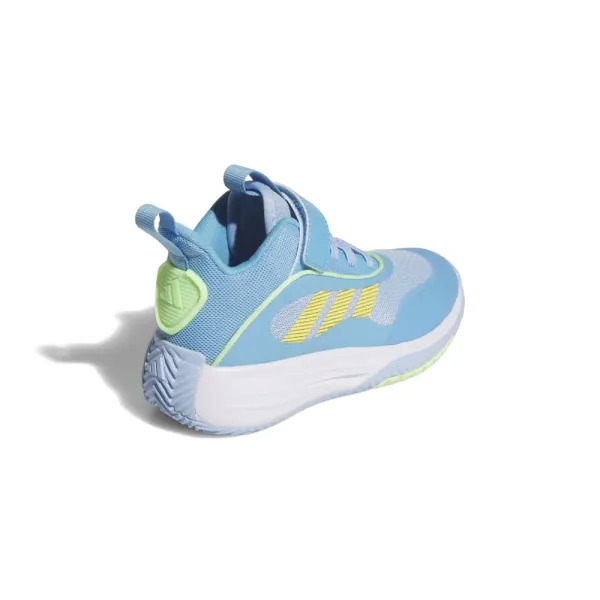 Zapatillas Adidas Ownthegame 3.0 Azul para niños lateral externa