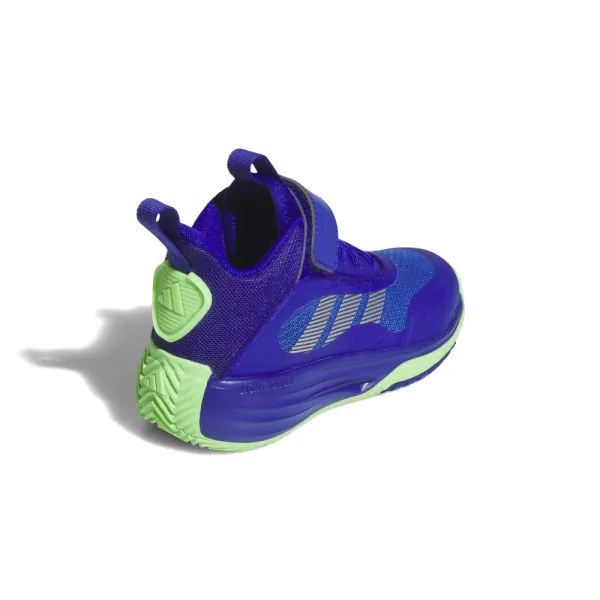 Zapatillas Adidas Ownthegame 3.0 azul y lima exterior