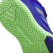 Zapatillas Adidas Ownthegame 3.0 azul y lima detalle suela
