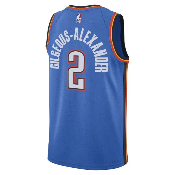 Camiseta Shai Gilgeous Alexander Oklahoma Thunder City Edition Nike espalda