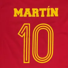 Camiseta Fernando Martin España roja trasera