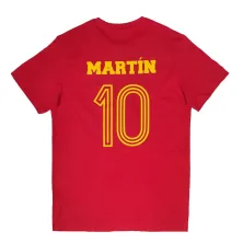 Camiseta Fernando Martin España roja trasera general