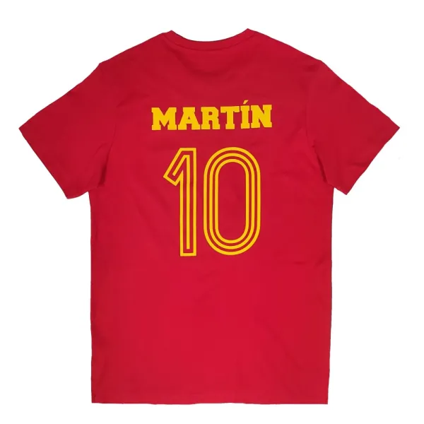 Camiseta Fernando Martin España roja trasera general