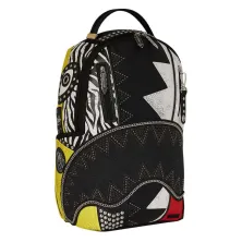 Mochila en piel sintetica Sprayground Punk Rock Shark, frontal