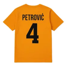 Camiseta de baloncesto manga corta Drazen Petrovic Sibenka, vista trasera