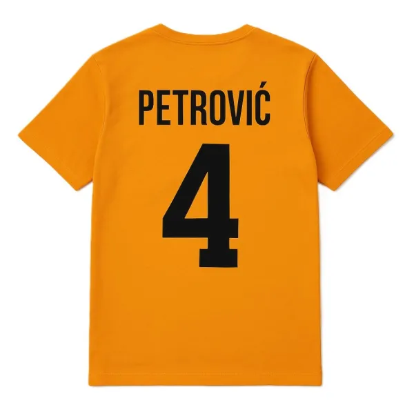 Camiseta de baloncesto manga corta Drazen Petrovic Sibenka, vista trasera
