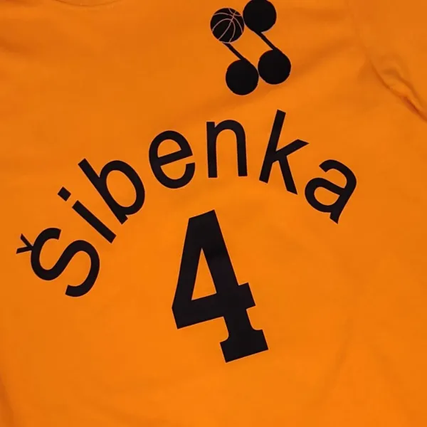 Camiseta de baloncesto manga corta Drazen Petrovic Sibenka, dorsal