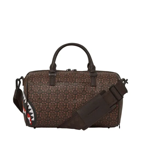 Bolsa de viaje Sprayground mini Duffle Sharks in Paris check 2