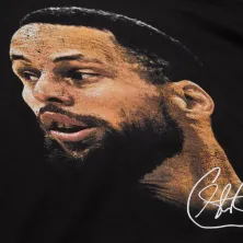 Camiseta manga corta Stephen Curry NBA real big face detalle