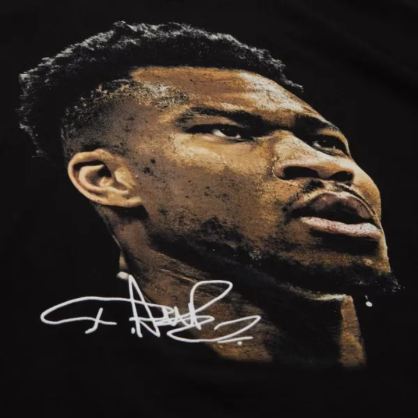 Camiseta manga corta Giannis Antetokounmpo NBA real big face detalle