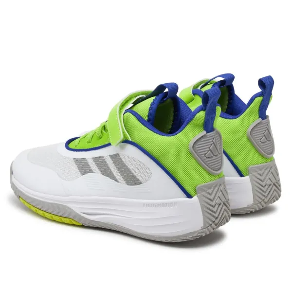 Zapatillas baloncesto junior Adidas Ownthegame 3 Blancas trasera