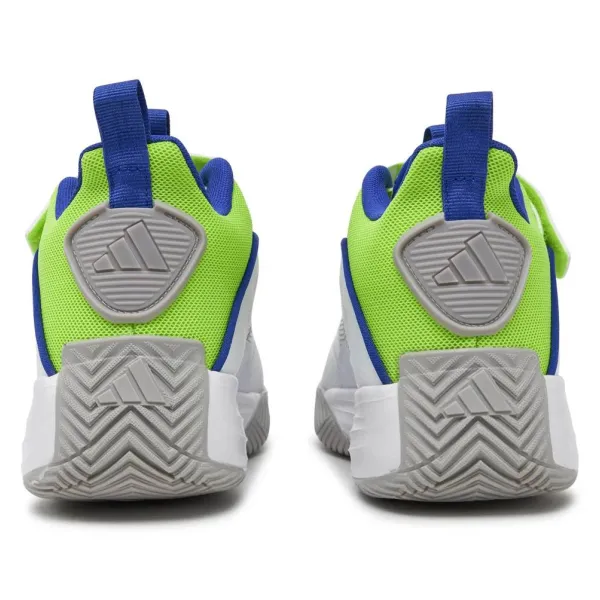 Zapatillas baloncesto junior Adidas Ownthegame 3 Blancas talón