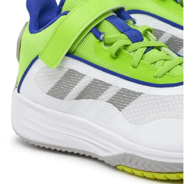 Zapatillas baloncesto junior Adidas Ownthegame 3 Blancas detalle