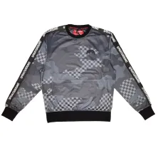 Sudadera Spraygound Grey Camo Crew frontal