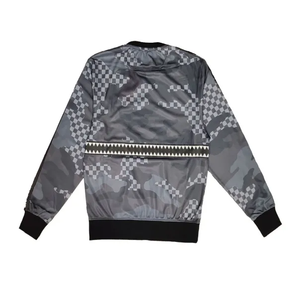 Sudadera Spraygound Grey Camo Crew espalda