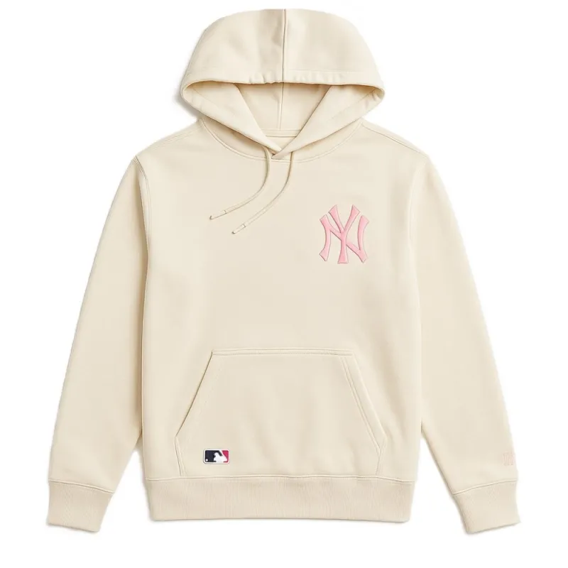 Sudadera New York Yankees MLB logo rosa principal
