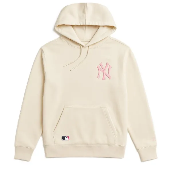 Sudadera New York Yankees MLB logo rosa principal