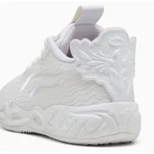 Zapatillas Puma MB 04 Low Junior blanca detalle