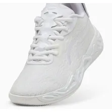 Zapatillas Puma MB 04 Low Junior blanca detalle 2