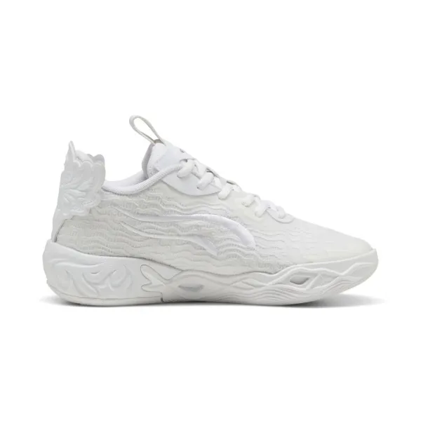 Zapatillas Puma MB 04 Low Junior blanca interior