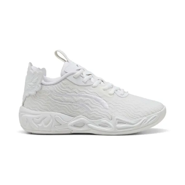 Zapatillas Puma MB 04 Low Junior blanca