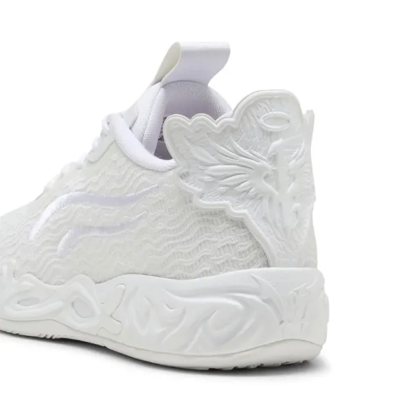 Zapatillas Puma MB 04 Low Ice White blancas detalle