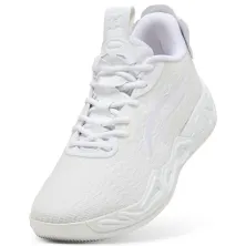 Zapatillas Puma MB 04 Low Ice White blancas principal detalle 2