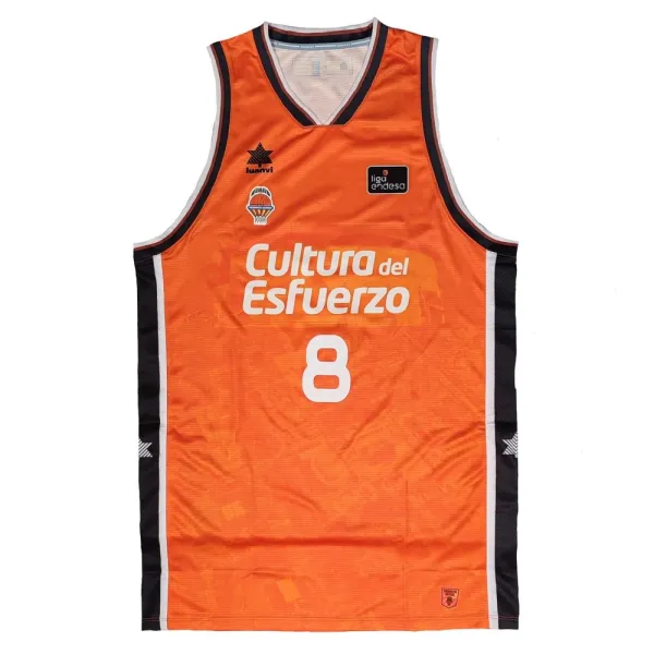 Camiseta baloncesto Jean Montero Valencia Basket Luanvi 2025 Fonteta