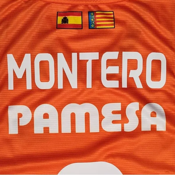 Camiseta baloncesto Jean Montero Valencia Basket Luanvi 2025 Fonteta detalle trasero