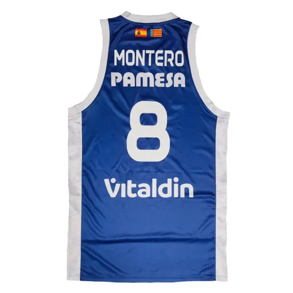 Camiseta Jean Montero Valencia Basket Luanvi 2025 Senyera