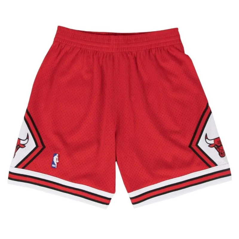 Short de baloncesto Chicago Bulls retro Swingman rojo 1998