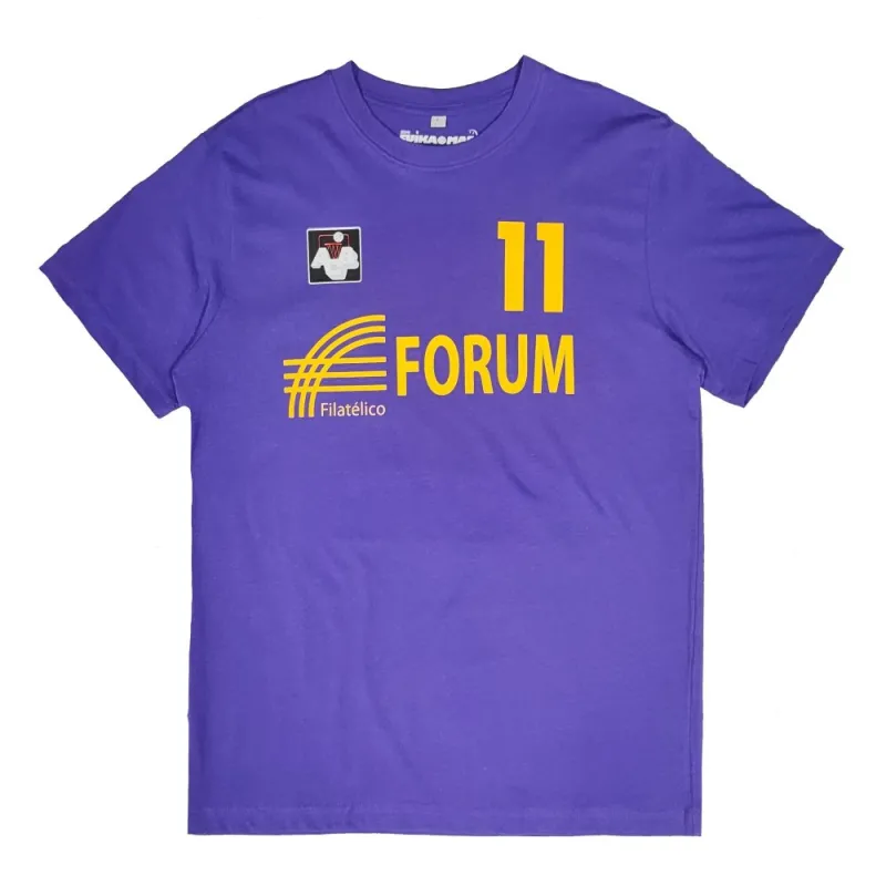 Camiseta Sabonis Forum Valladolid manga corta ACB en violeta