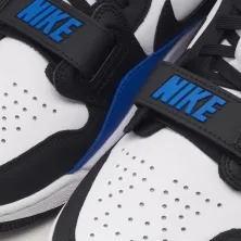 Zapatillas Air Jordan Legacy 312 en blanco y azul royal detalle
