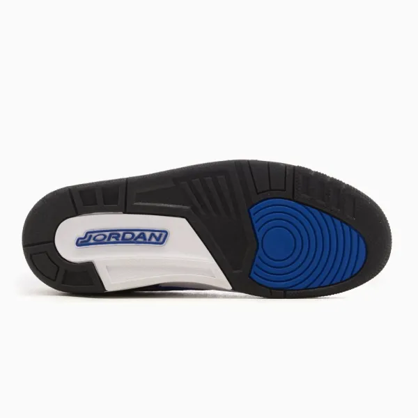 Zapatillas Air Jordan Legacy 312 en blanco y azul royal suela