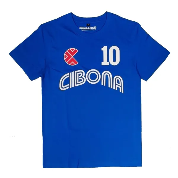 Camiseta Petrovic Cibona de manga corta frontal