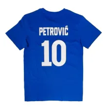 Camiseta Petrovic Cibona de manga corta espalda