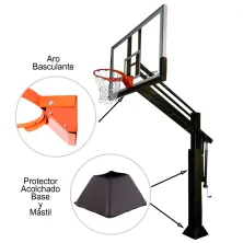 Canasta de Baloncesto Moxen Mamba 54 aro basculante