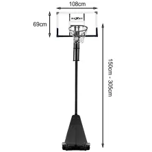 Canasta de Baloncesto Moxen Duncan regulable en altura