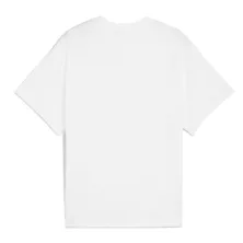 Camiseta de baloncesto Puma Hooptopian Health blanca espalda
