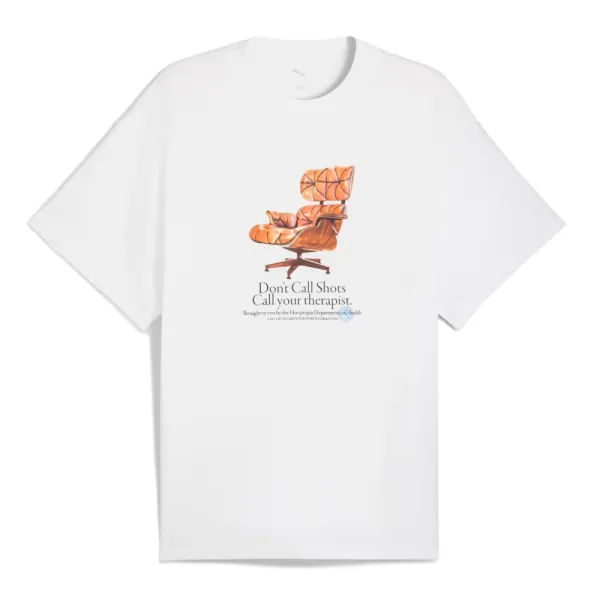 Camiseta de baloncesto Puma Hooptopian Health blanca